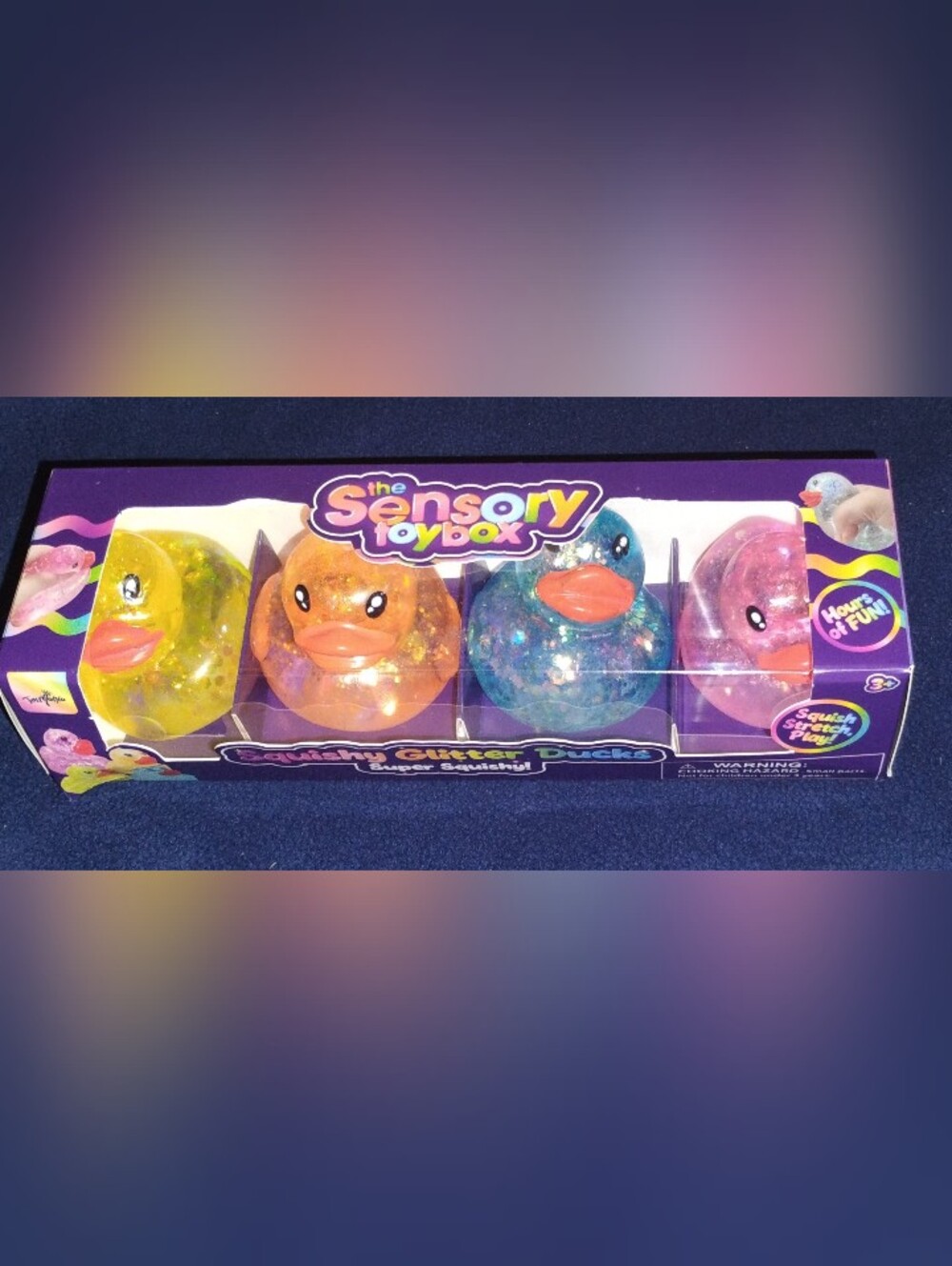 The Sensory Toybox Glitter Squishy Ducks - Multiple Colors